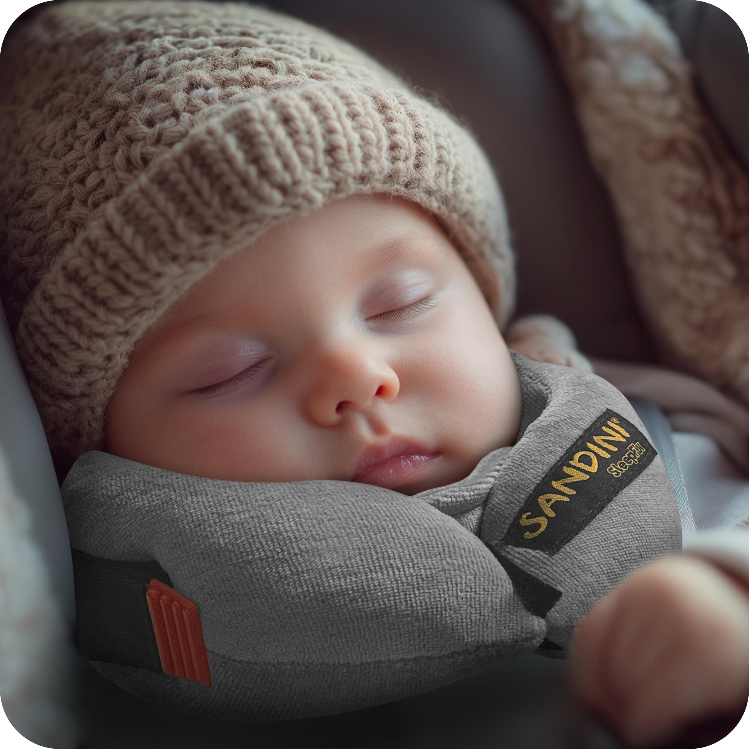 SANDINI SleepFix Baby - Safety Sleeping Pillow for Babies (0-18