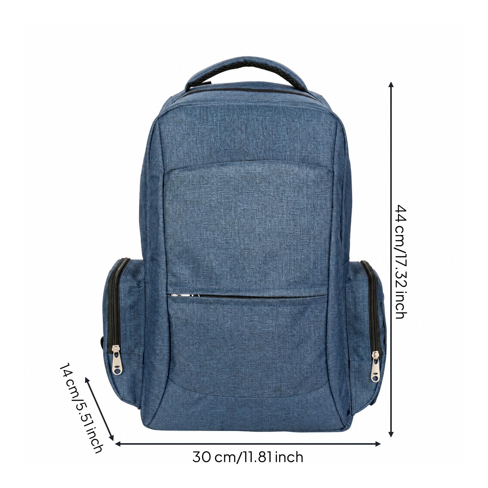 Mutter Kindertasche Rucksack mit USB Port Oxford Handtasche für Damen mit Mehreren Fächern Und Stabiler Form für Pflegeartikel Und Kleidung für Und Stadtbummel,