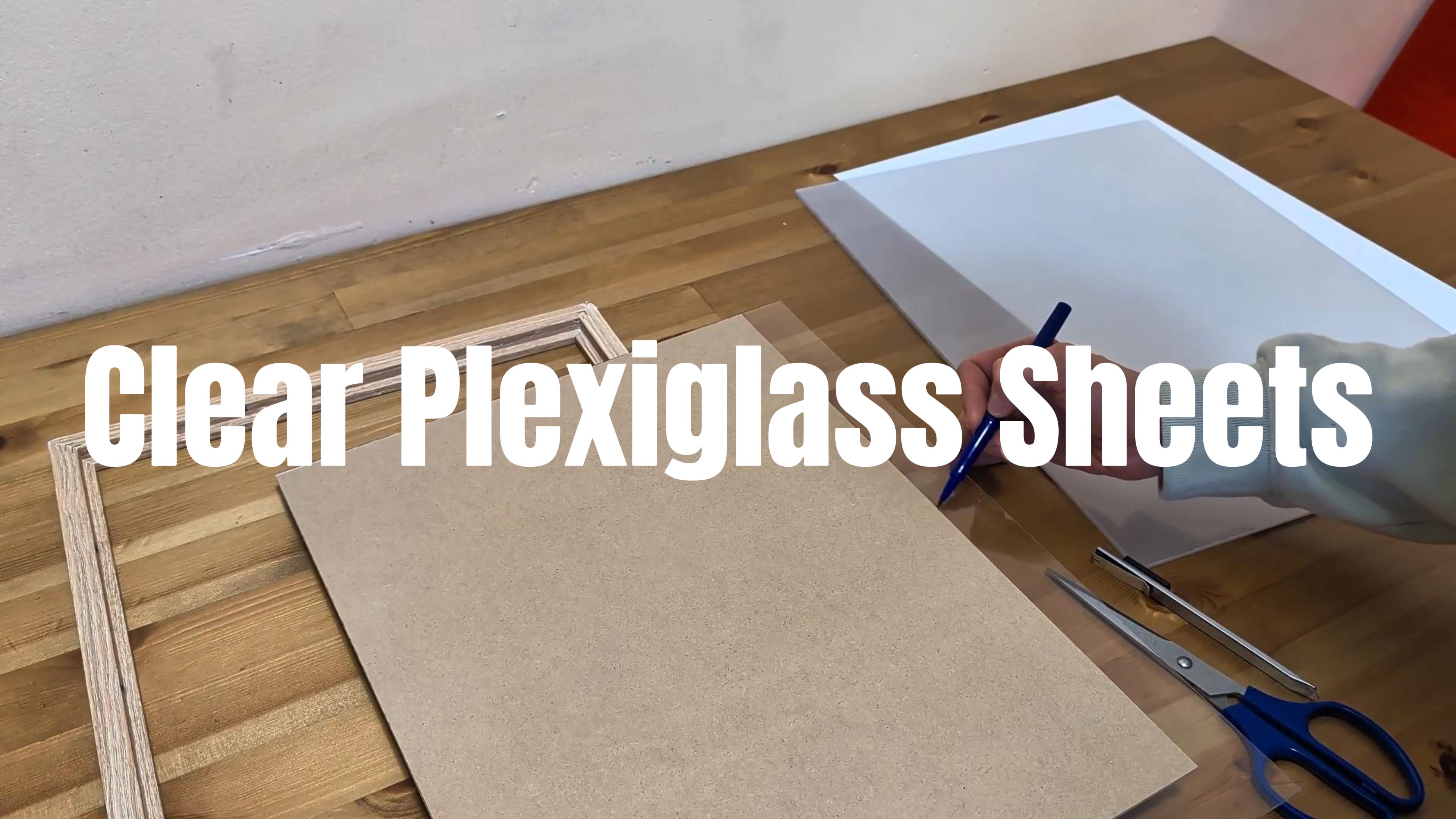 Image of 5 Pack Plexiglass Sheets 10x14 inch Flexible 1mm | Shatterproof Clear Acrylic Sheet for Picture Frame Glass Replacement, DIY Crafts & Pet Guards | Easy to Cut PET Plastic Board