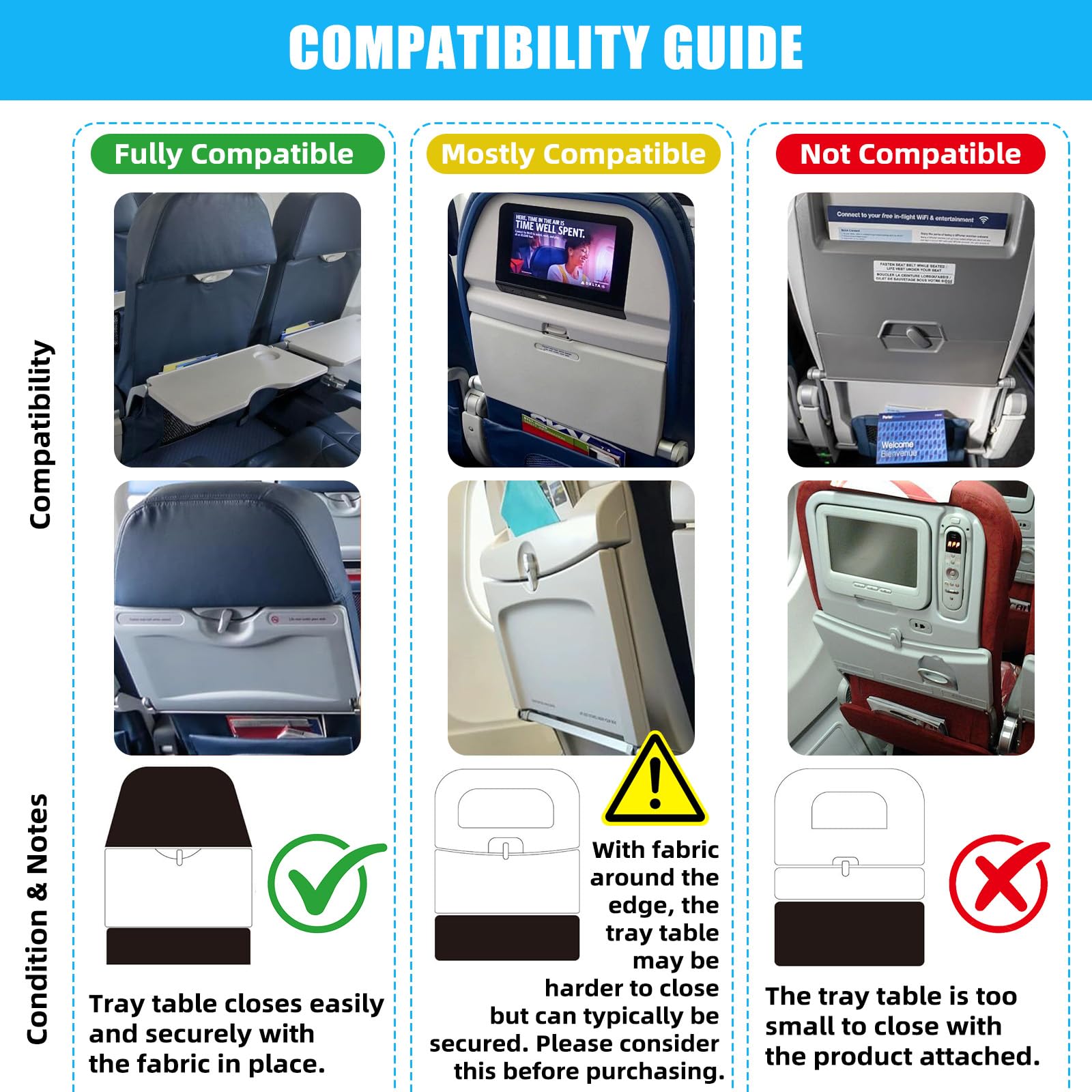 Hamac Avion Bébé,Lit Bébé Voyage Portable Extension de Siège Enfant | Repose-Pieds Ergonomique, Sécurisé, Pour Avion et Voiture