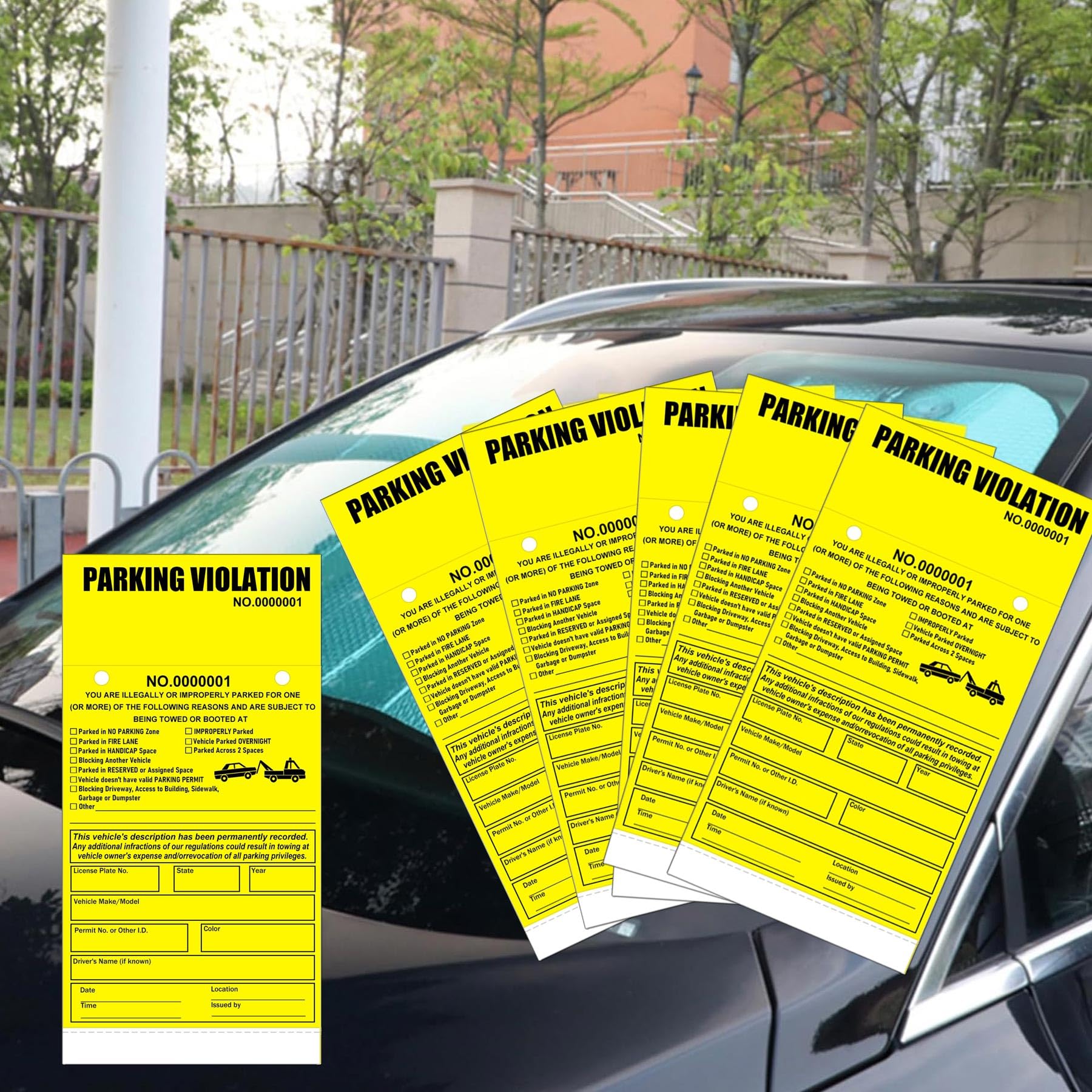 洋書  Is Where You Park It Amazon.com: Carbonless Perforated Numbered Parking Violation