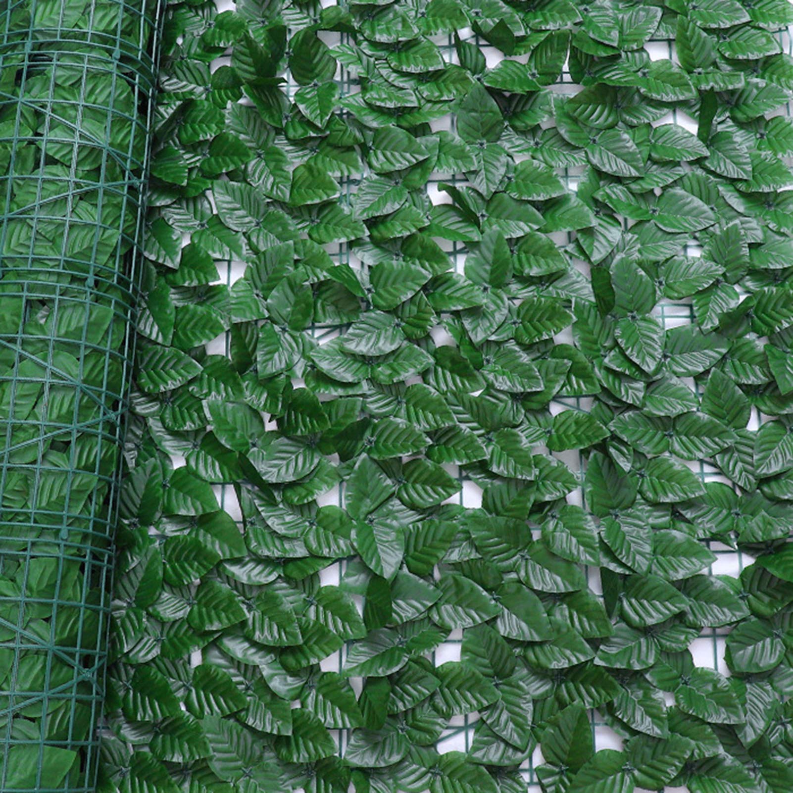 Seto Ocultacion Jardin, Seto Artificial Ocultacion Jardin, Jardin Vertical Artificial Exterior,Hojas Artificiales Decoracion, Decoracion Terraza Exterior Valla Ocultacion