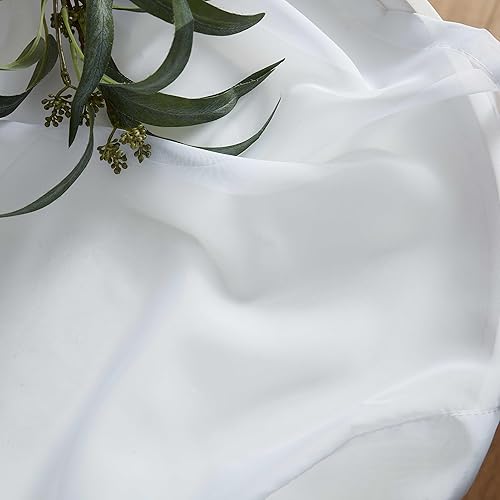 Miniatura 5 de HLCME - Juego de 2 paneles de cortina de gasa transparente para ventana recámara sala de estar Juego de 2 paneles con longitudes de 4572 6096 1144