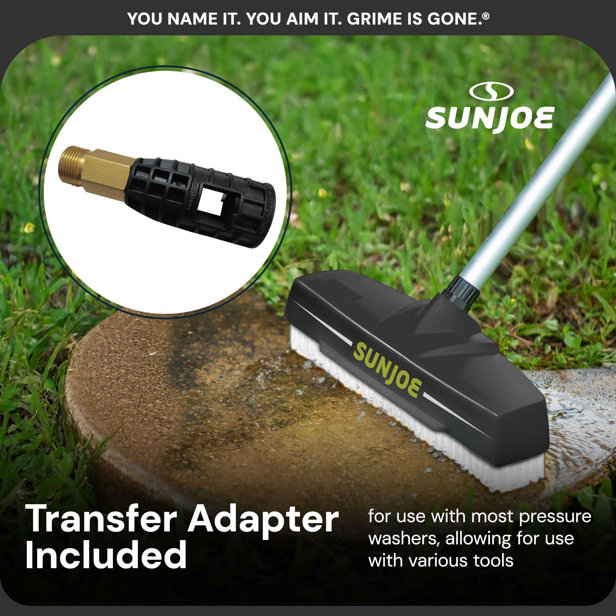 Sun Joe SPX-PWB1 Escoba de Limpieza eléctrica para lavadoras a presión de la Serie SPX