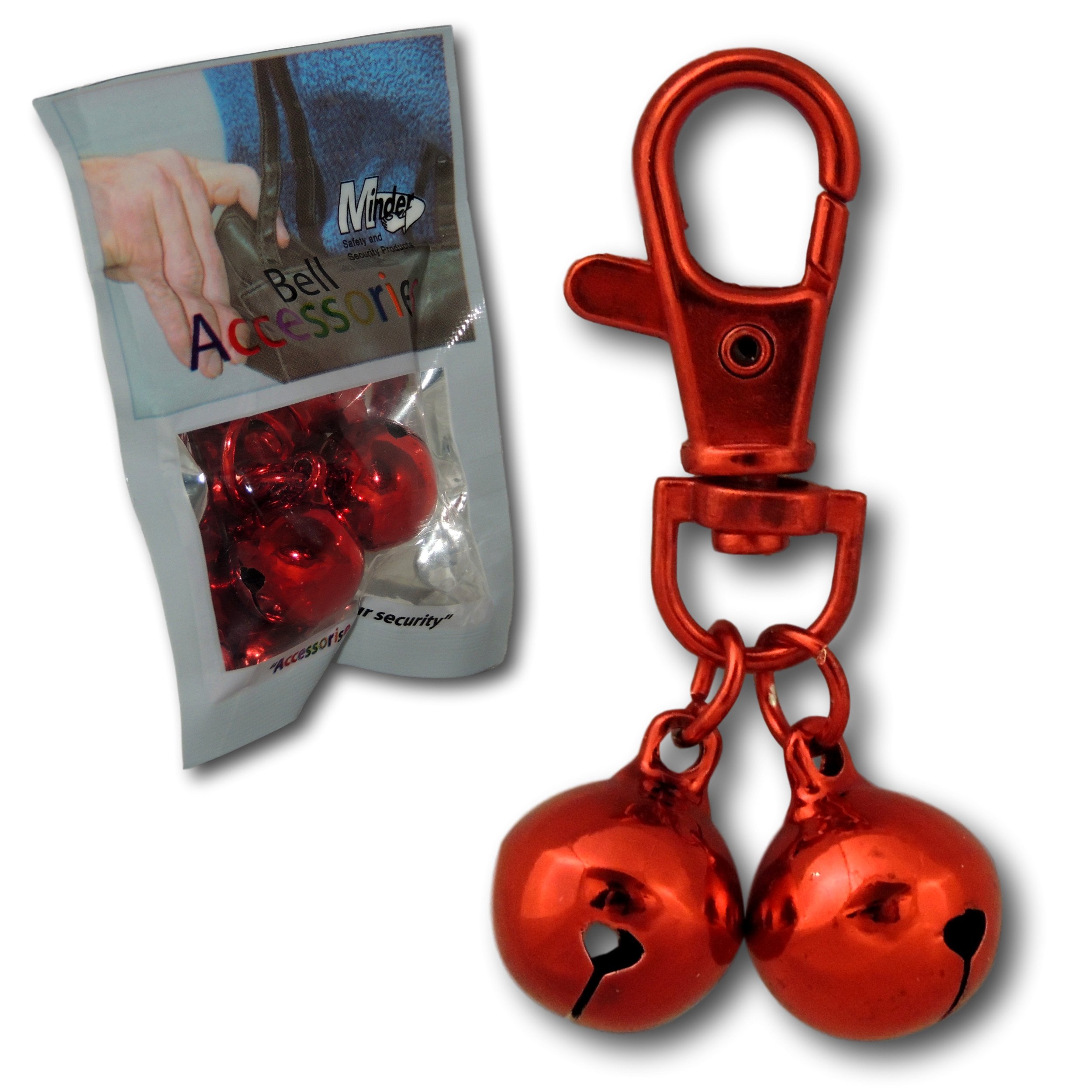 Minder Bell Accessories Handbag Purse Keys Wallet Phone Theft Pickpocket Holiday Twin Security Alarm Bells Attachment