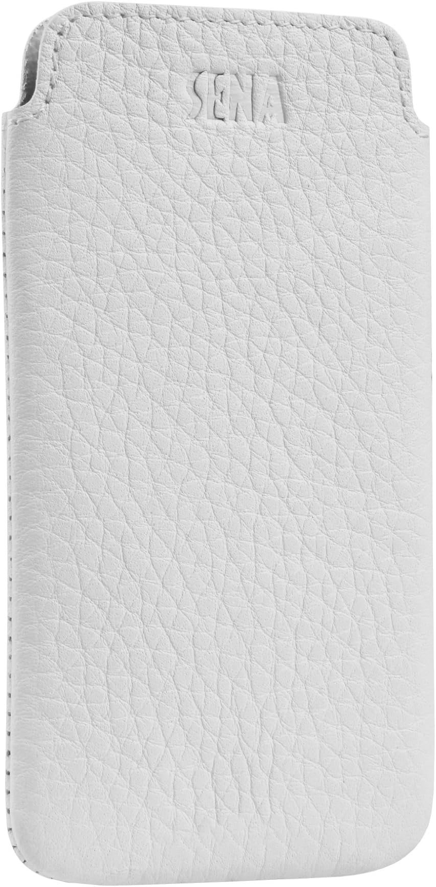 Sena Cases Ultra Slim Leather Sleeve for iPhone 5/5s - Retail Packaging - White