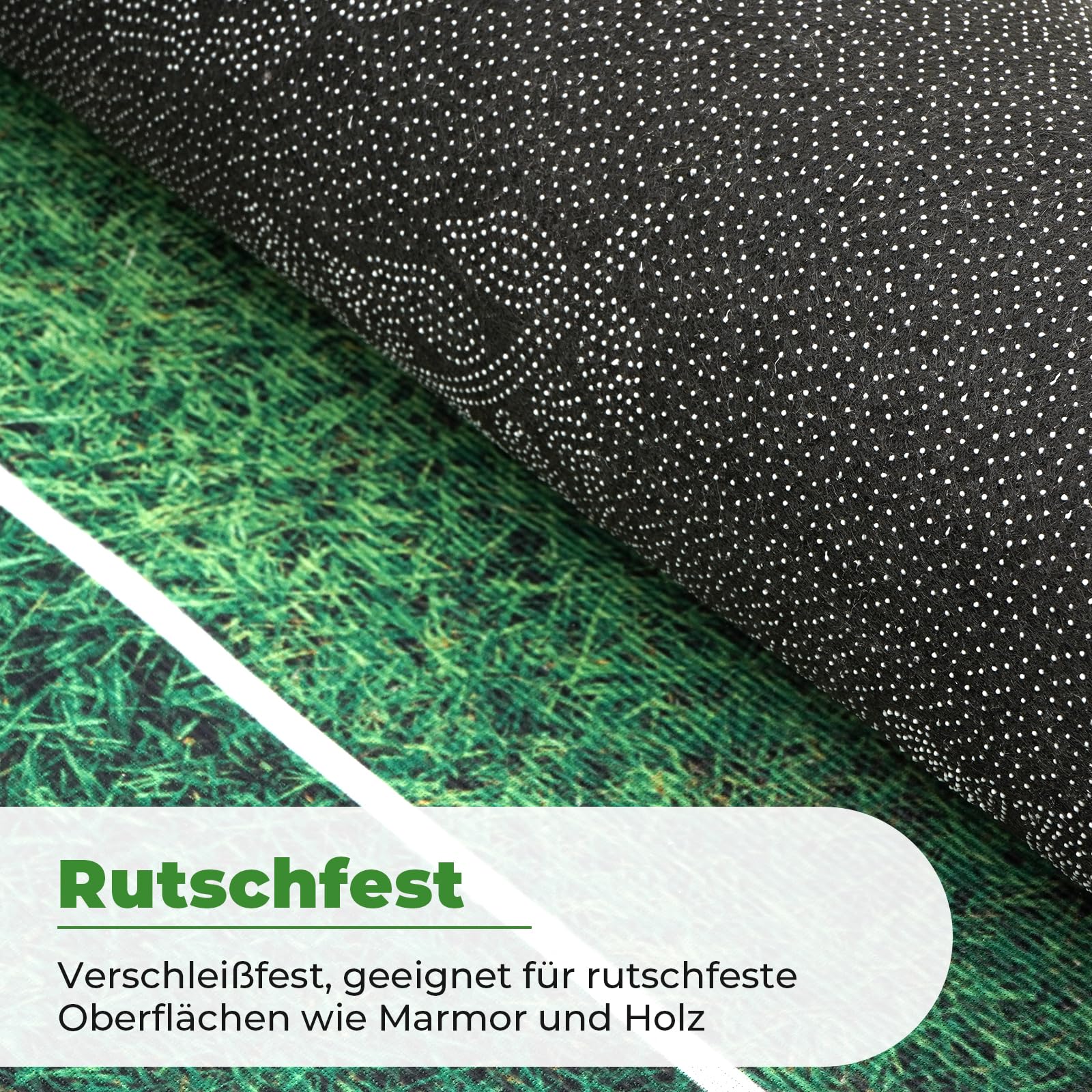 Fussballfeld Teppich, 160 x 240 cm Fußball Spielteppich Groß rutschfeste Fußball Teppich Spielplatz Fußballfeld Dekorative Matte für Spielzimmer Jugendzimmer Wohnzimmer Fußballfans