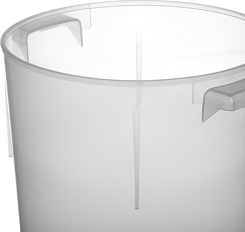 Miniatura 4 de Carlisle FoodService Products Bain Marie Contenedor de almacenamiento de alimentos para cocinas, restaurantes, catering, plástico, 6 cuartos,