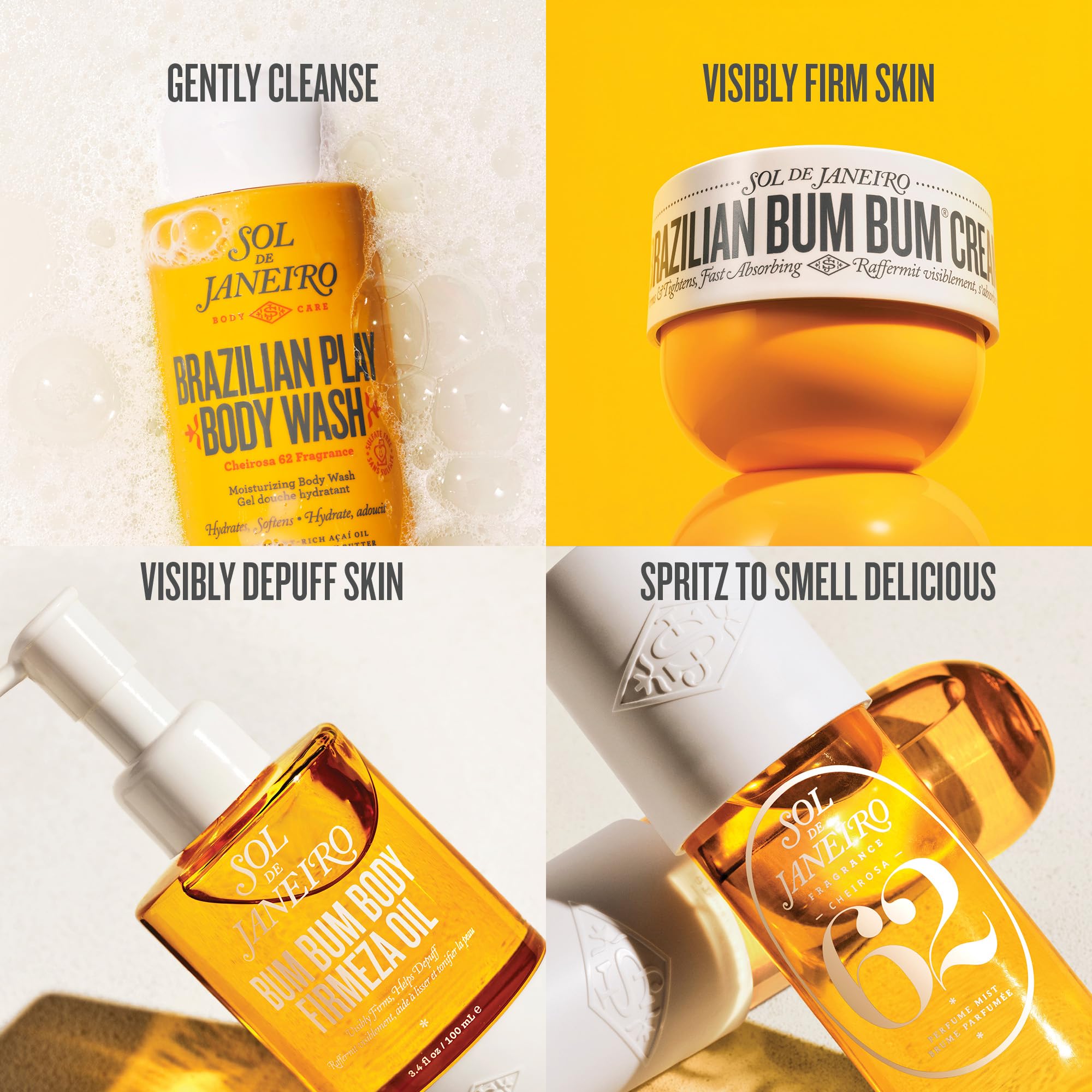 Brazilian Crush Cheirosa 62- Pistacho and Salted Caramel by Sol de Janeiro for Unisex - 3 ozBody Mist