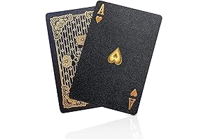 Diamond Black Waterproof Playing Cards