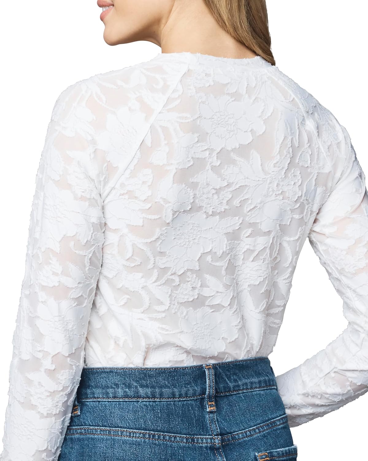 Splendid Womens Cecelia Floral Long Sleeve Tee - Image 3
