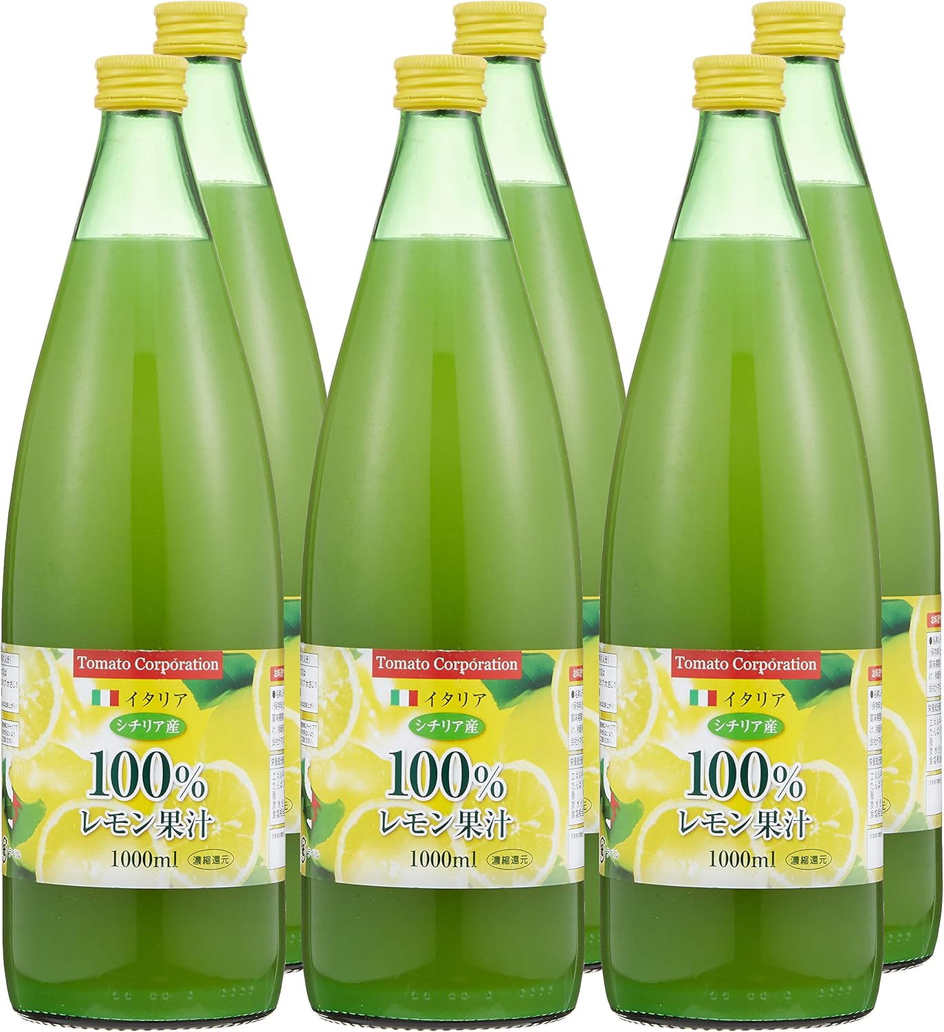 Amazon トマトコーポレーションレモン果汁100 濃縮還元 イタリア産 1l 6本 トマトコーポレーション 酢 ビネガー 通販