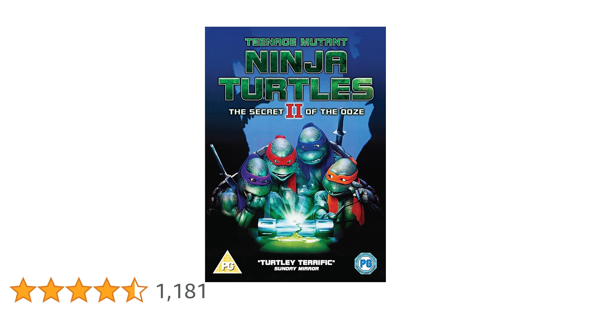 Teenage Mutant Ninja Turtles II Secret of The Ooze [Edizione