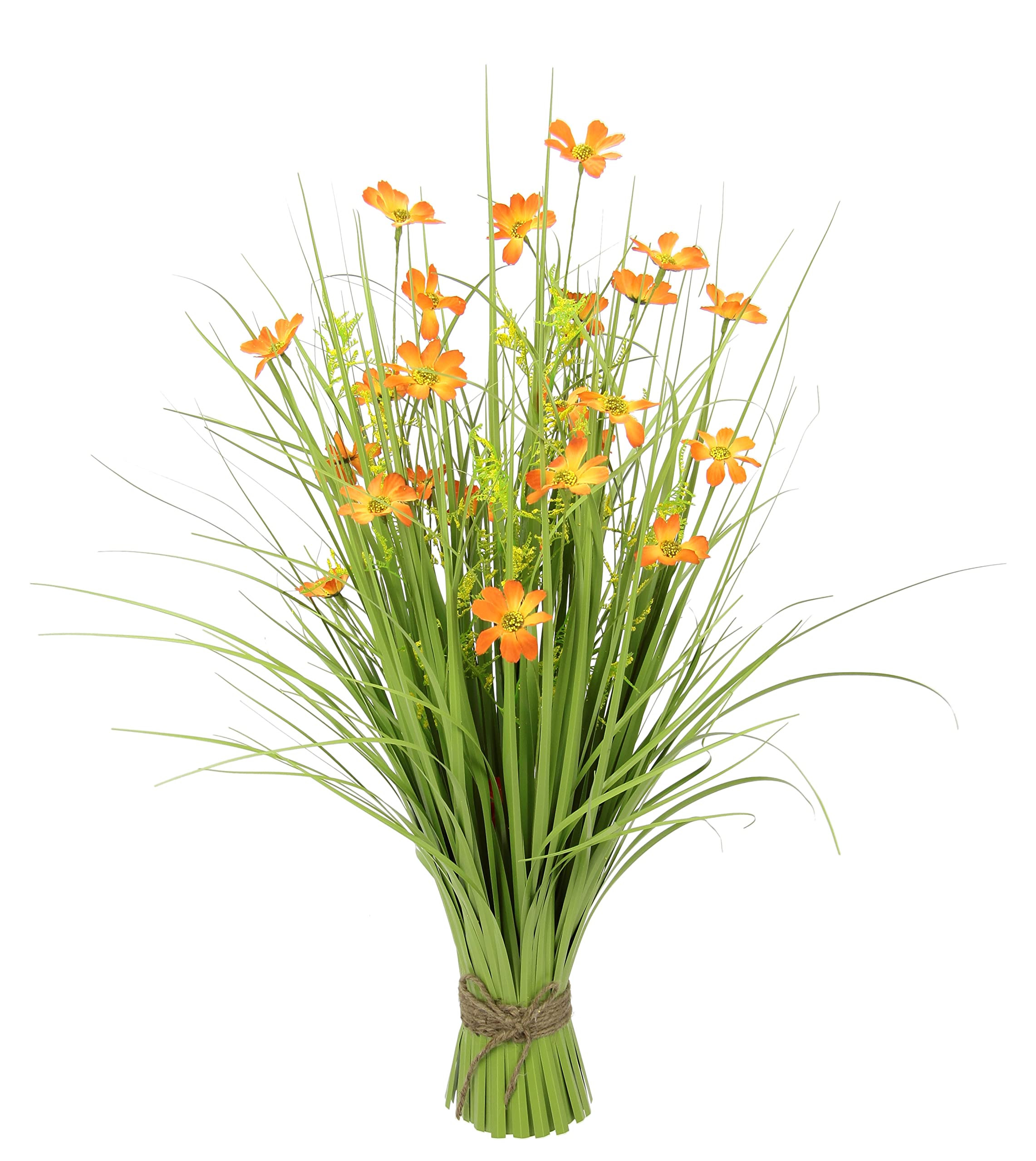 Planta de Hierba con cosméticos y Mariposa Decorativa de Hierba Artificial para decoración de Pascua