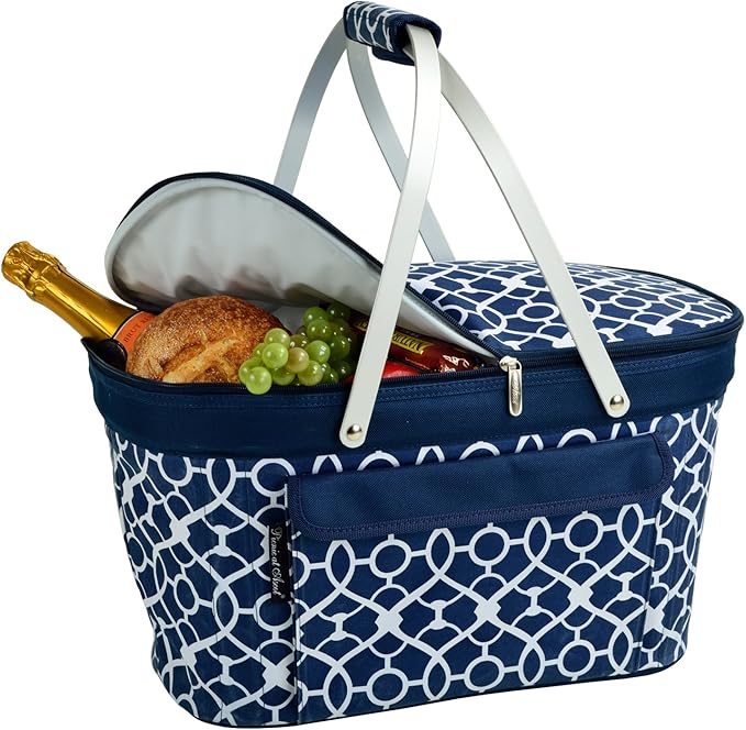 Picnic at Ascot Patented Insulated Folding Picnic Basket