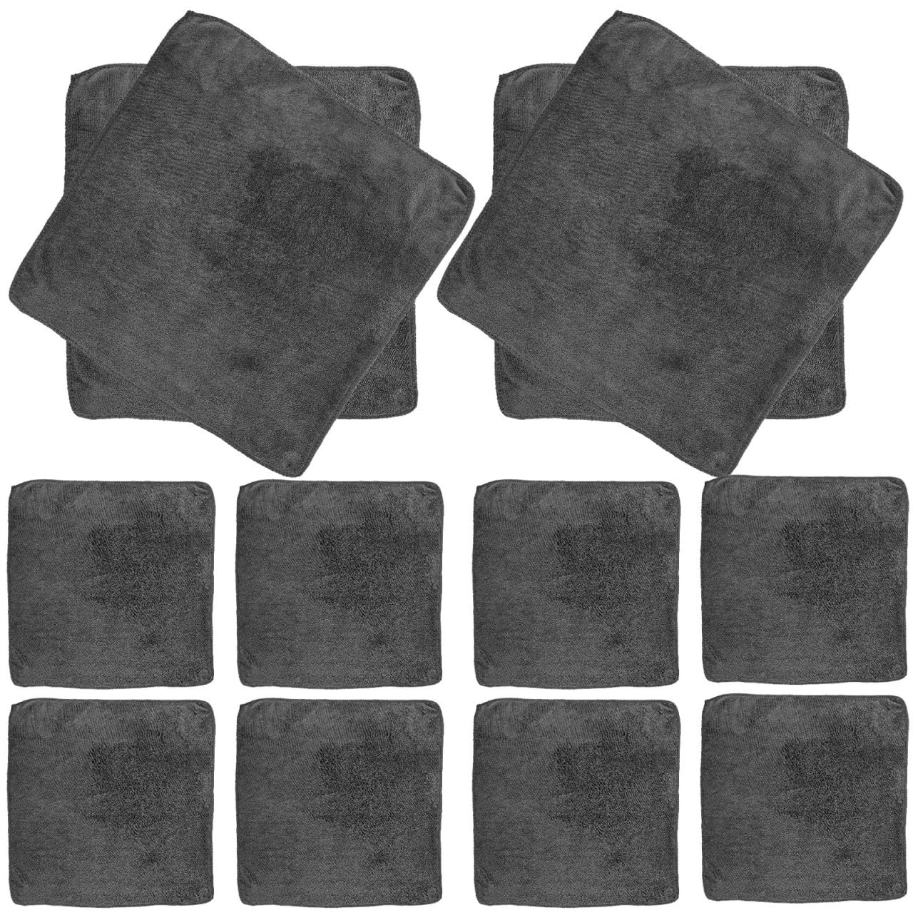 Paños de Microfibra Reutilizables Absorbentes y Lavables 12 Piezas Diseño Multifuncional y Limpieza Efectiva para Limpieza de Coche