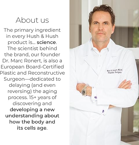 Miniatura 7 de Hush & Hush TimeCapsule Multivitamínico para mujeres, multivitamínico para hombres, suplementos nutracéuticos limpios que contienen ácido