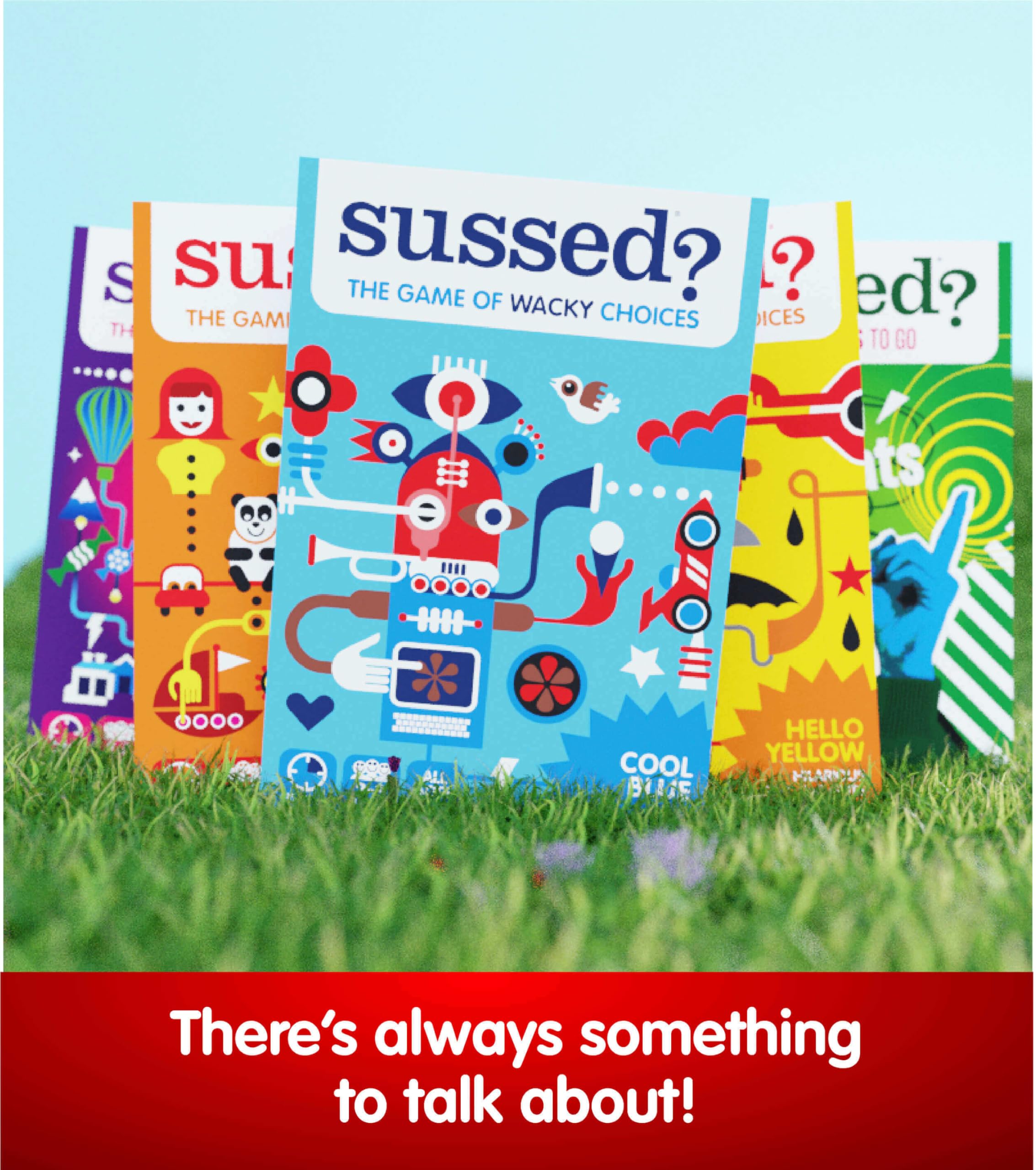 SUSSED: A Quiz to See Who Knows You Best - Hilarious Family-Friendly Card Games [Orange Starter Deck] [Zoom Friendly]
