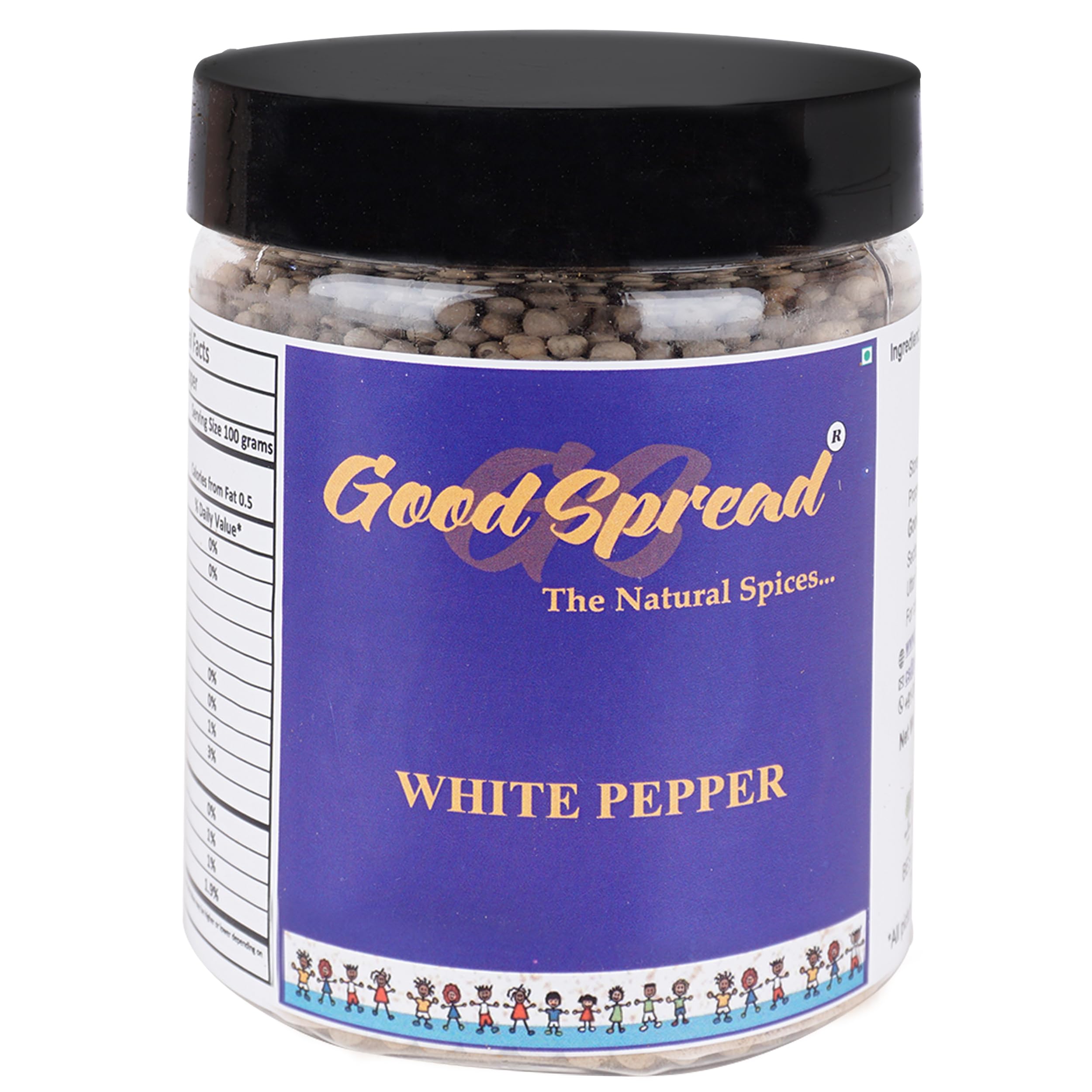 GoodSpread Export Quality Organically Grown Whole White Pepper 200 Gram-Hand Picked Bring Home The Rich Aroma Of Sabut Safed Mirch (B0974S7TG8) Amazon Price History, Amazon Price Tracker