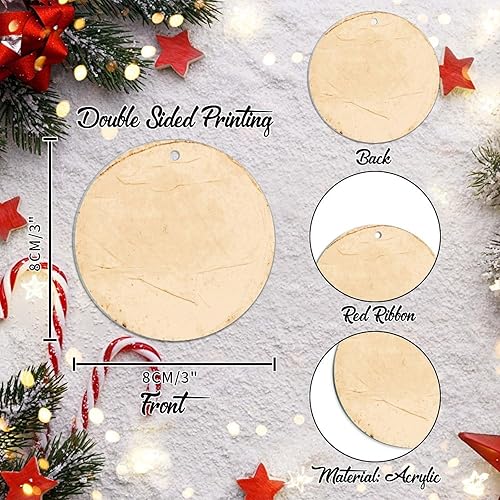 Miniatura 3 de WoGuangis Kitchen Decor Food Tortillas Burrito Xmas Tree Ornaments Mexican Tortilla Funny Christmas Hanging Decor Dessert Lovers Gift Xmas Keepsake