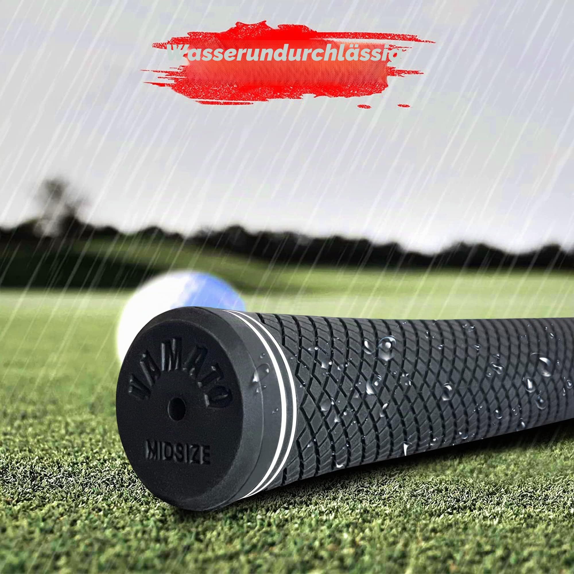Yamato Innovative Golfgriffe, 13 Stück, mittelgroße/Standardgröße, Allwetterfeste Kontrolle und Hochleistungsgriffe bieten überlegenen Komfort und Reaktionsfähigkeit, 4 Farben erhältlich