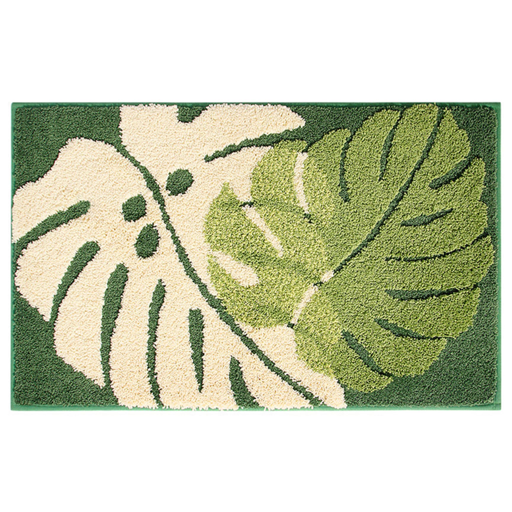 Tapis de bain Monstera pour transformer votre salle de bain en oasis tropicale
