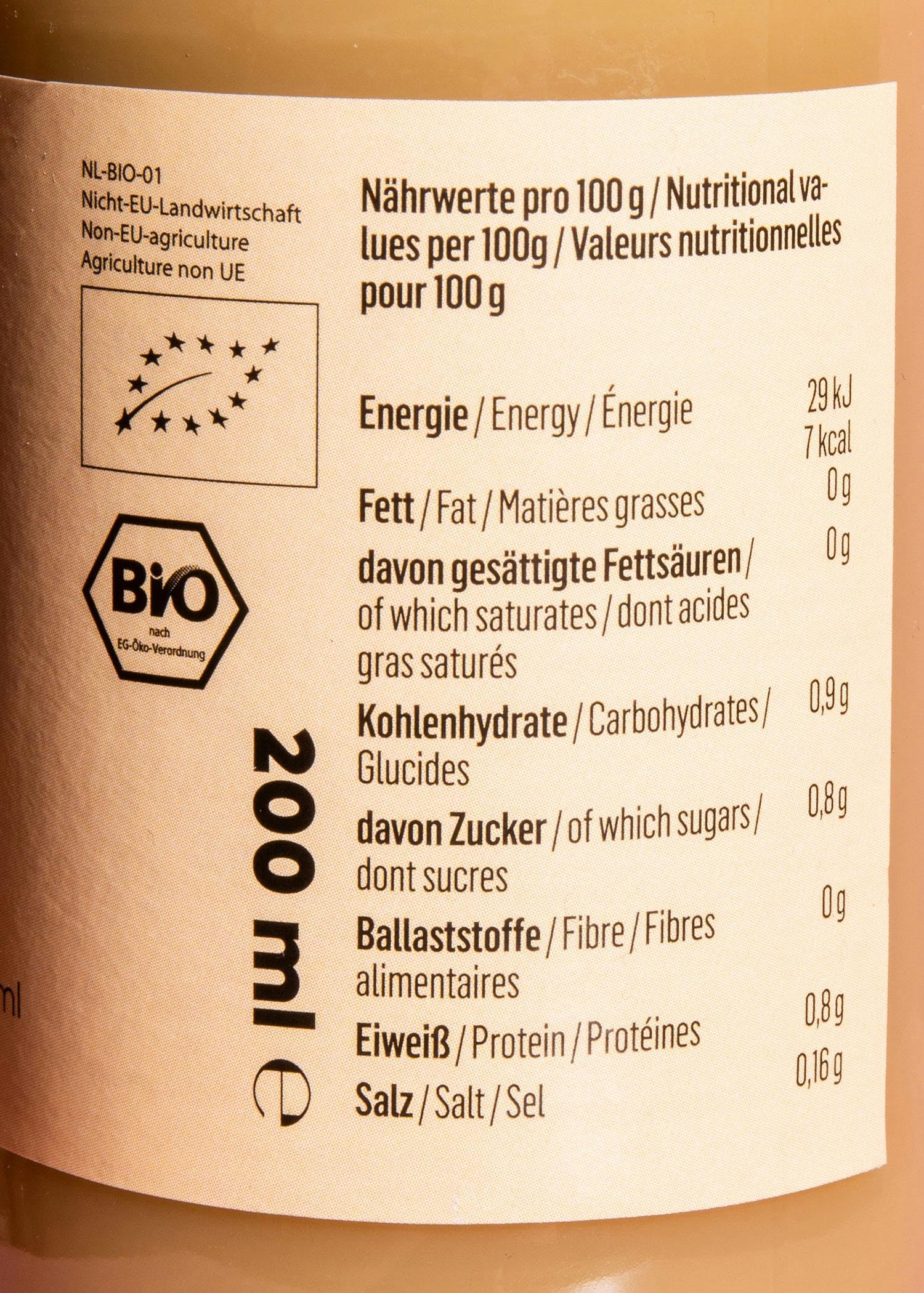 KoRo - Bio Ingwerkonzentrat 12x200 ml - Natürlich scharfe Ingwershots ohne künstliche Zusätze aus 99,1% Ingwer