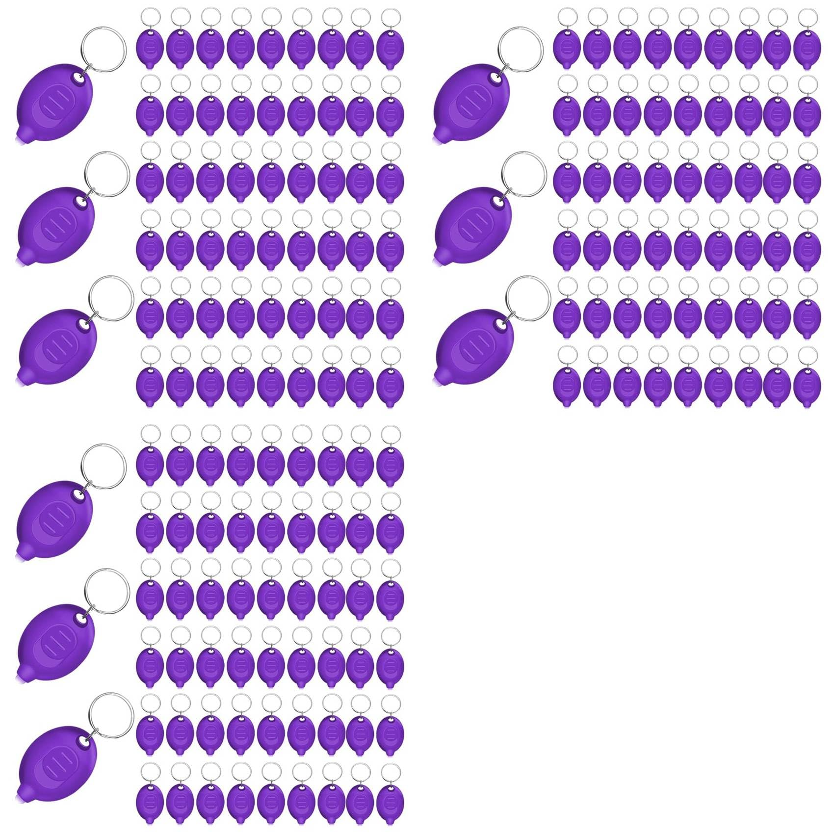 Linterna de UV Mini de 144 Piezas, Luz Negra Portátil, Linterna de 12 Lúmenes, Linterna de Pequeña, Batería Incluida