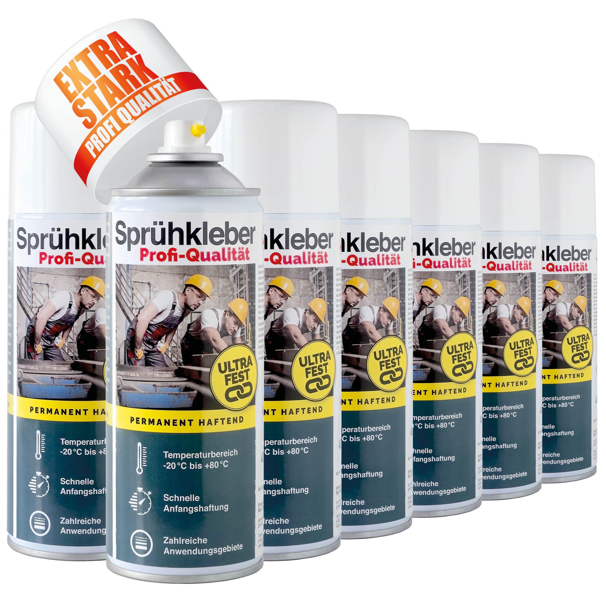 Klej w sprayu Big Difference z regulowaną głowicą natryskową 400 ml aerosol (12 x klej w sprayu z regulowaną głowicą natryskową)