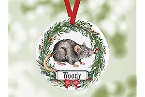 Ferret Christmas Tree Ornament - Celebrate the Season with Your Beloved Pet