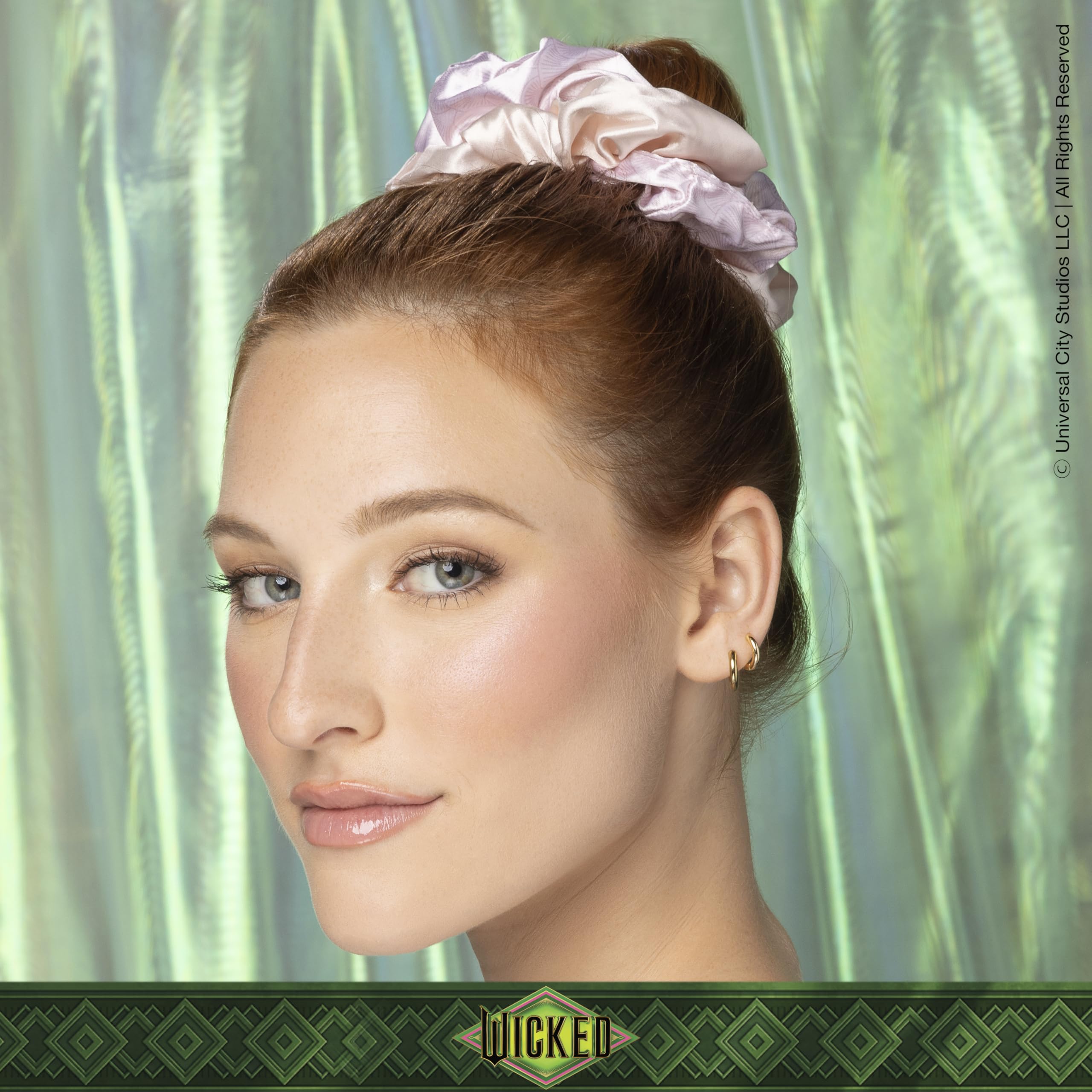 NWT:Wicked Glenda Good Witch Crystal Pearl Headband with Mirrored Storage Box #3 Wicked Glinda Gift Box 4pk main image 4