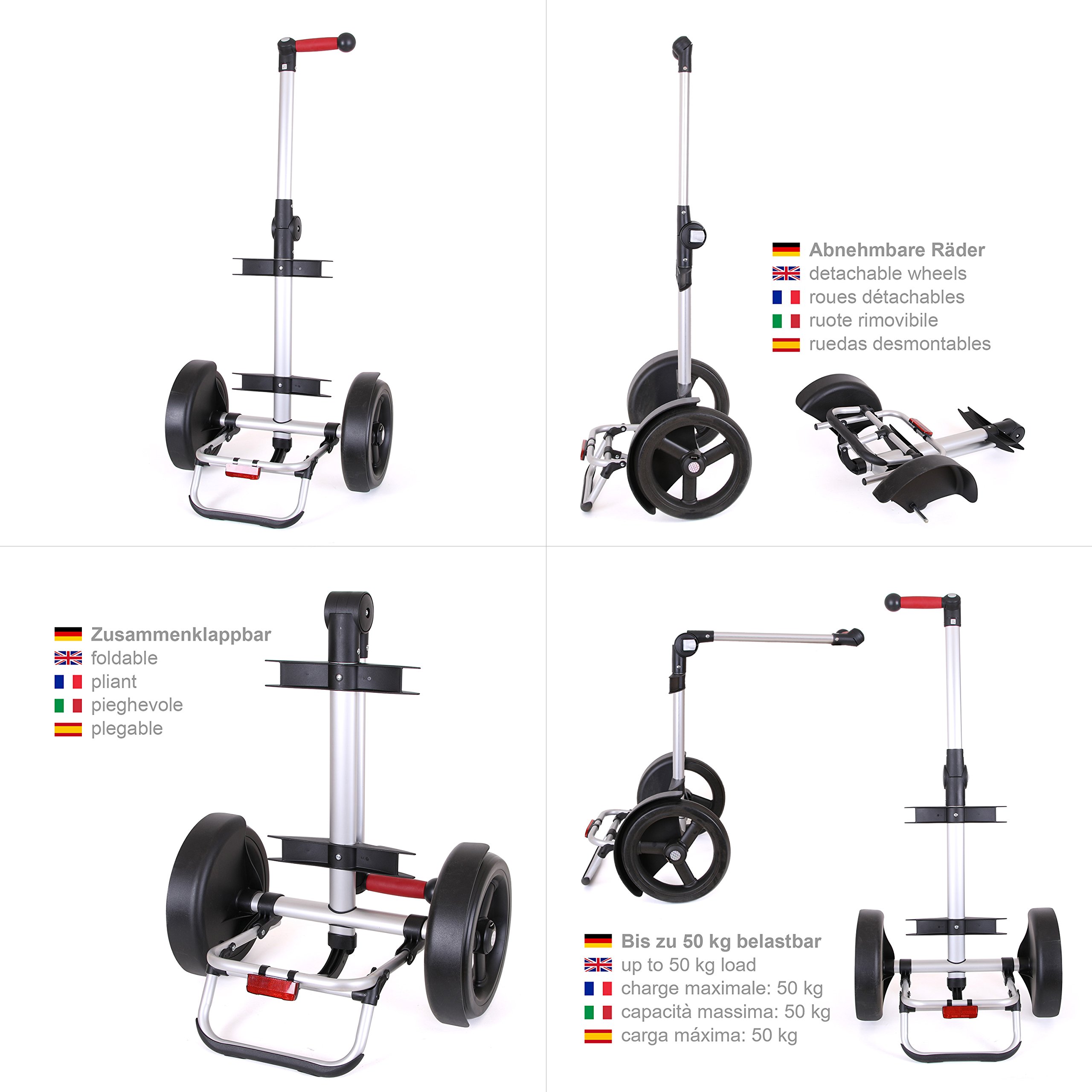 Andersen, Châssis de Chariot de Courses Tura, Roues à roulement à Billes, châssis en Aluminium