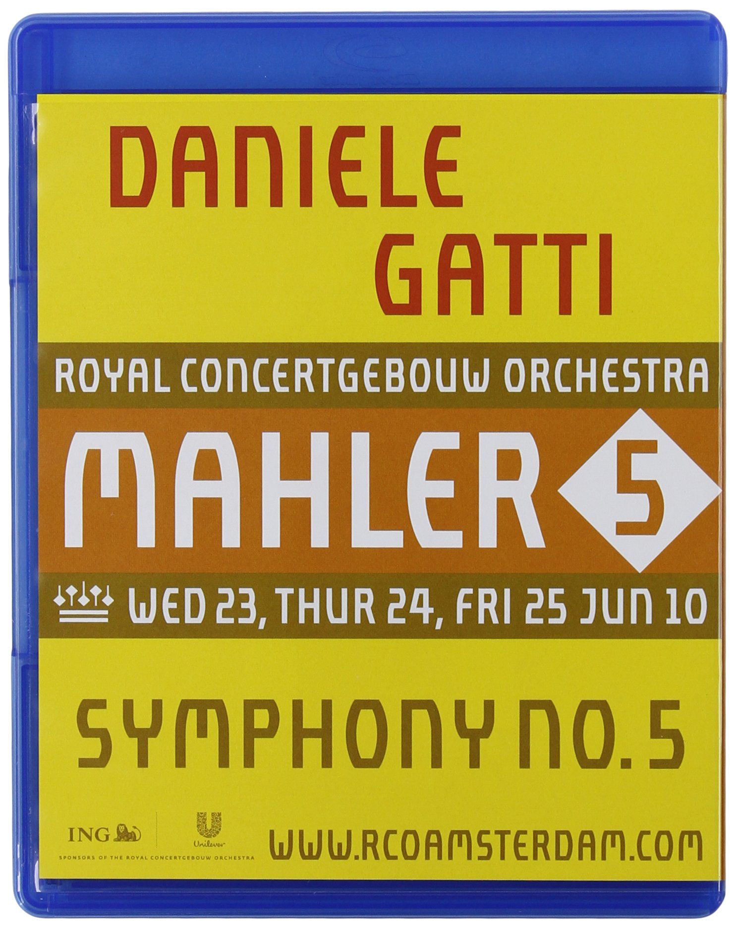 Gustav Mahler - Royal Concertgebouw Orchester [Blu-ray]
