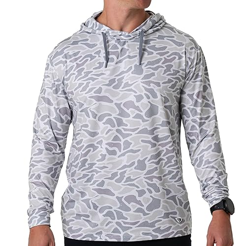Burlebo Men’s Performance Hoodie – Lightweight Long Sleeve Pullover, Athletic