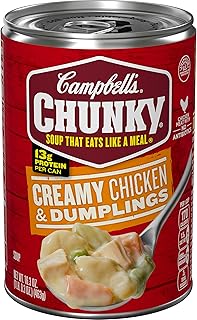Soup, Creamy Chicken and Dumplings Soup, 16.3 Oz Can