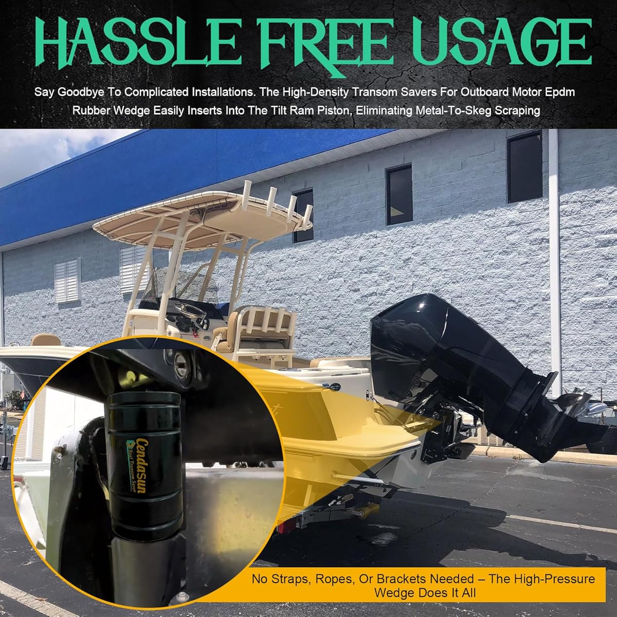 9/mo Finance Transom Savers For Outboard Motor, Boat Transom Saver