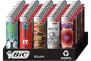 BIC Pocket Lighters, Assorted Designs