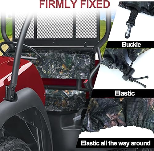 Miniatura 4 de StarknightMT Mule - Funda de asiento compatible con Kawasaki Mule 600610 2005-2016 y Mule SX 2017-2023, funda de asiento impermeable UTV Camo pieza