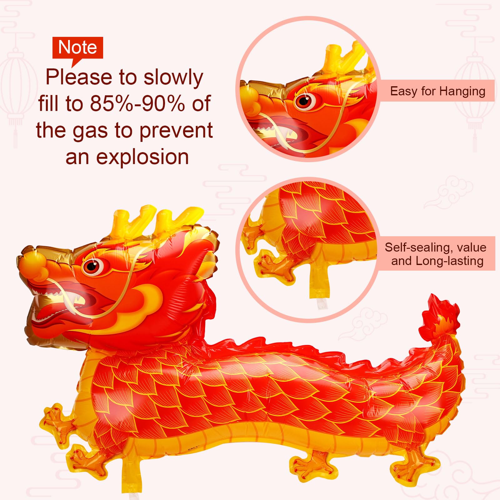 ラッキー ドラゴン 赤 5.0m ( 中国 台湾 香港 東南アジア 旧正月 春節 飾り 中華 イベント 龍 中国雑貨 ) 飾り紐 中華 ラッキー  ドラゴン 赤 2.0m ( 中国 台湾 香港 東南アジア 旧正月 春節 飾り 中華, image size:1600x1600