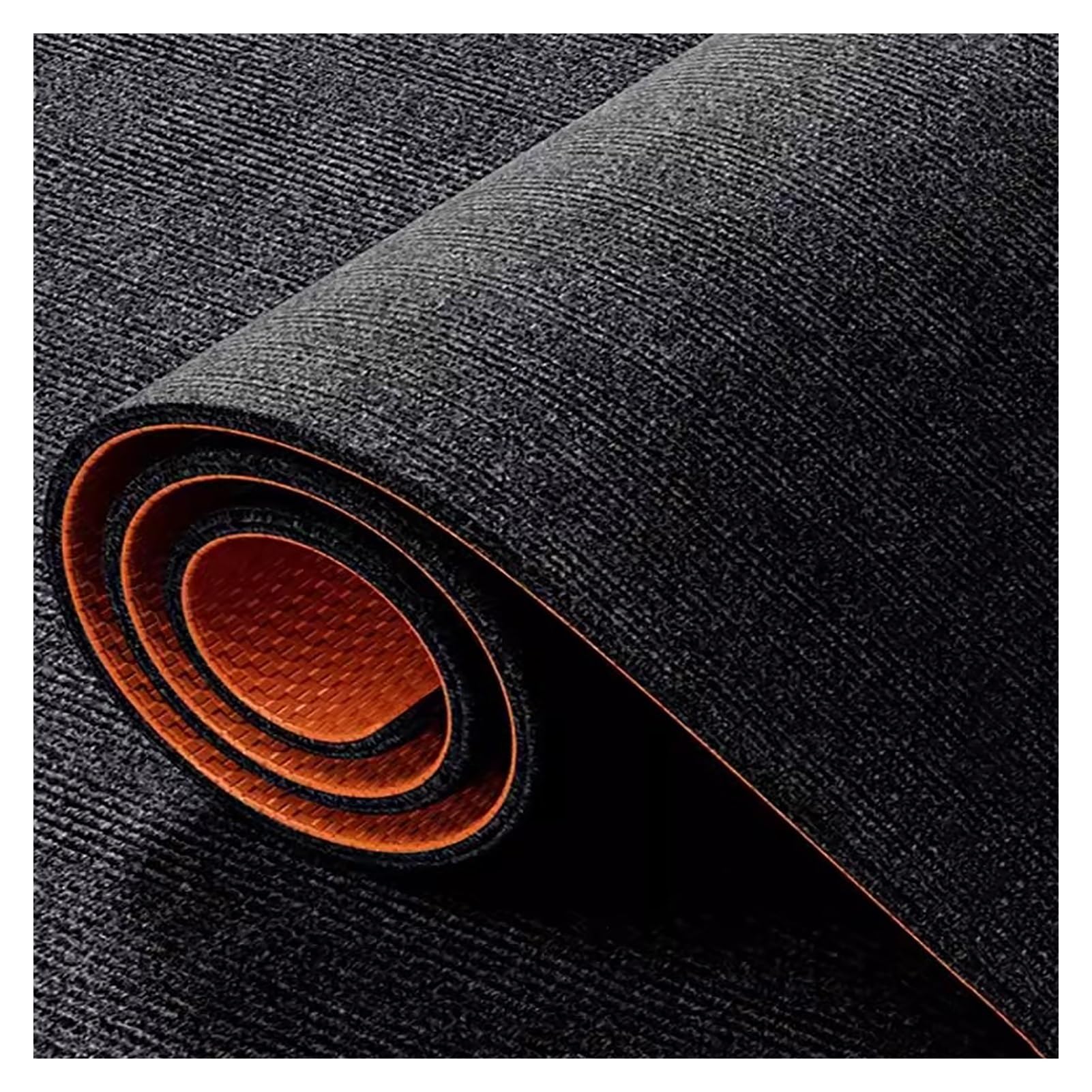 Tapis de piano insonorisant et antichoc ApuaVireo&Co gris foncé 60x90cm