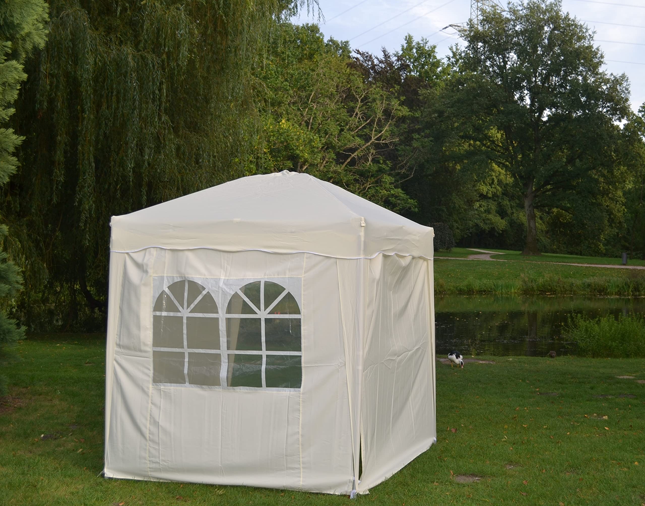 Defacto Paviljoen tuintent pop-up tent partytent tuinpaviljoen 2x2m Defacto Paviljoen tuintent pop-up tent partytent tuinpaviljoen 2x2m