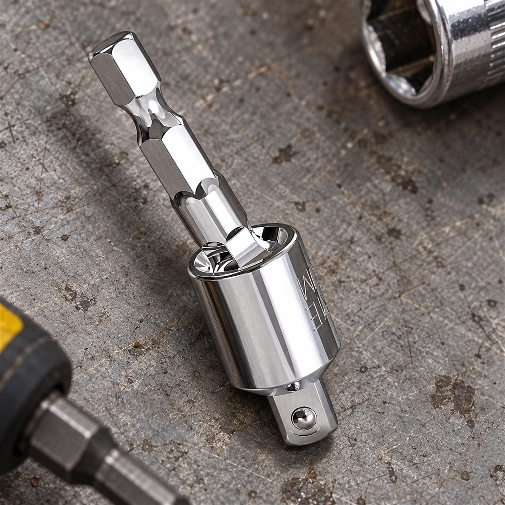 Socket Drive Adapter Extension for Drill and Wrench Conversion, Workshop Fastening and Everyday Household Repairs
