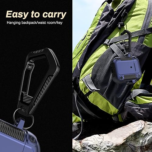 Miniatura 7 de Lopnord Funda para AirPod, compatible con Apple AirPods de 2 generación con tapa de bloqueo, funda protectora resistente de cuerpo completo para