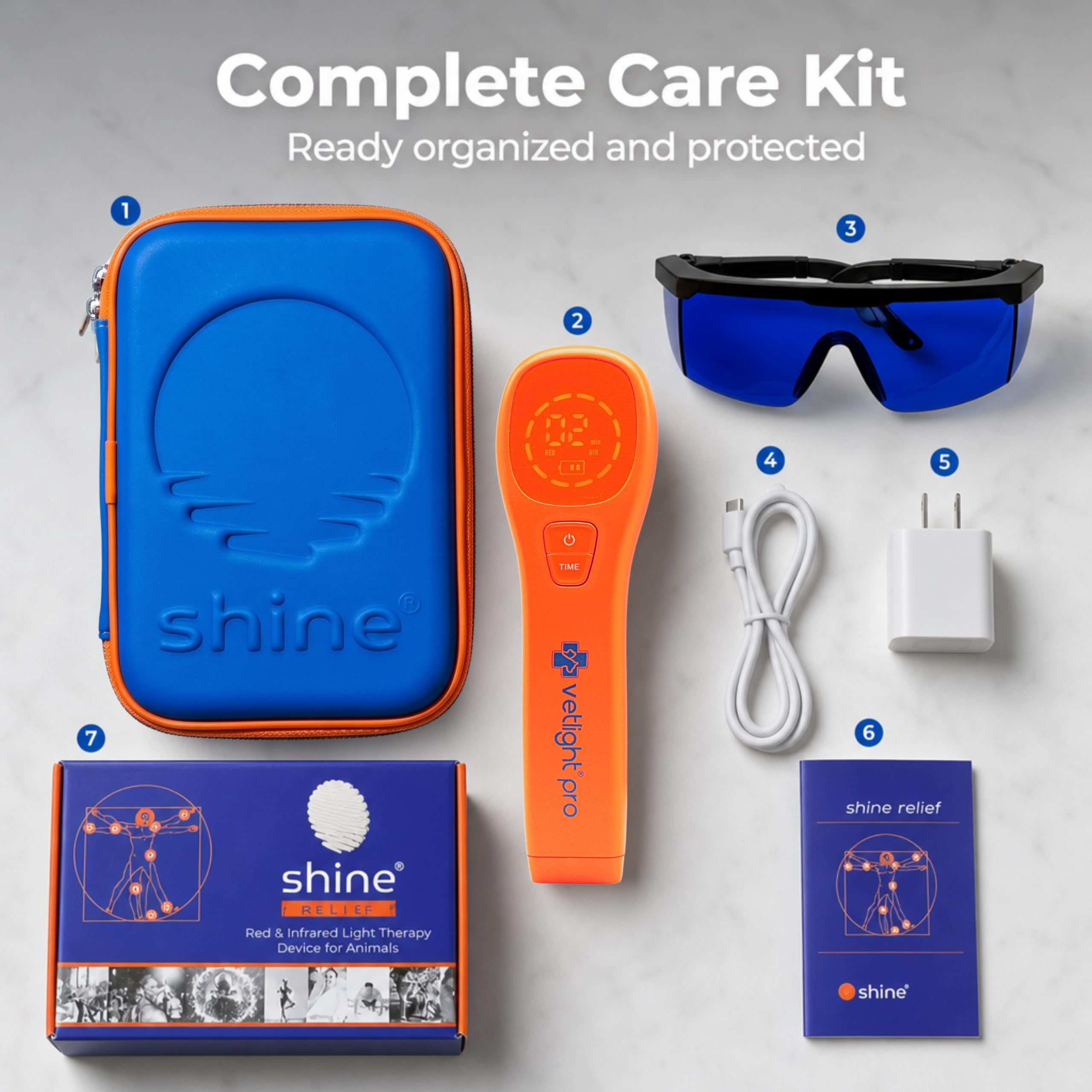 Shine Dispositivo portátil de luz roja VETLIGHT Pro para la Salud de Las Mascotas
