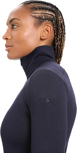 Miniatura 5 de Icebreaker Merino Camiseta Tech Tech pesada con media cremallera para mujer, lana merino de Nueva Zelanda