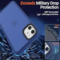 Vista 437 de Yriklso Strong Magnetic Case for iPhone 11 [Compatibilty with MagSafe] Protective Shockproof Cover Phone Case for iPhone 11 6.1" Frosted Purple