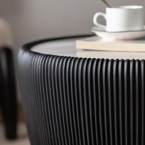 Miniatura 168 de Mesa de centro rústica marrón para sala de estar, mesas centrales rectangulares, moderna y elegante mesa de cóctel de madera para oficina en casa -