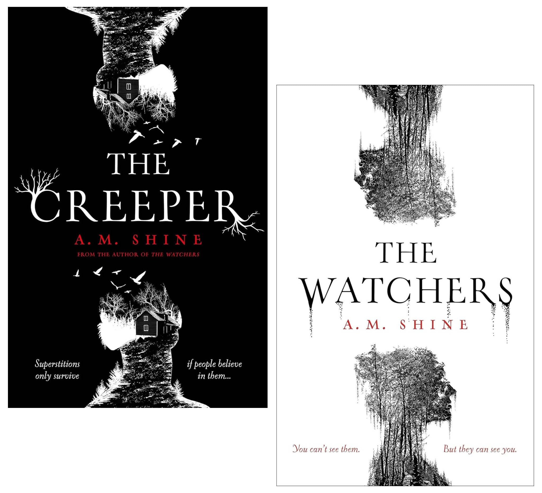 A M Shine 2 Books Collection Set (The Watchers & The Creeper)