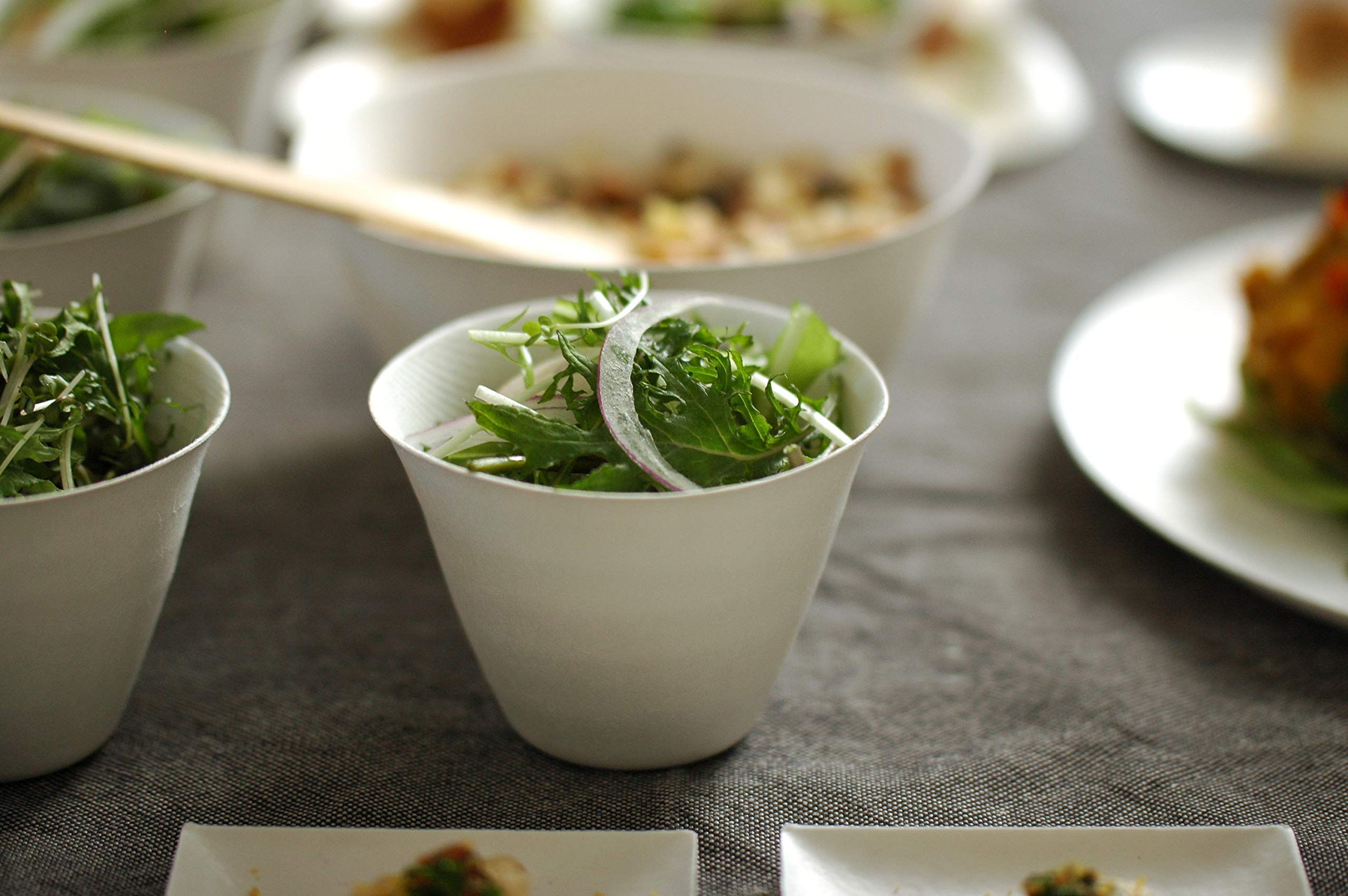 Amazon.co.jp: 業務用 WASARA (ワサラ) 猪口 50枚セット 紙