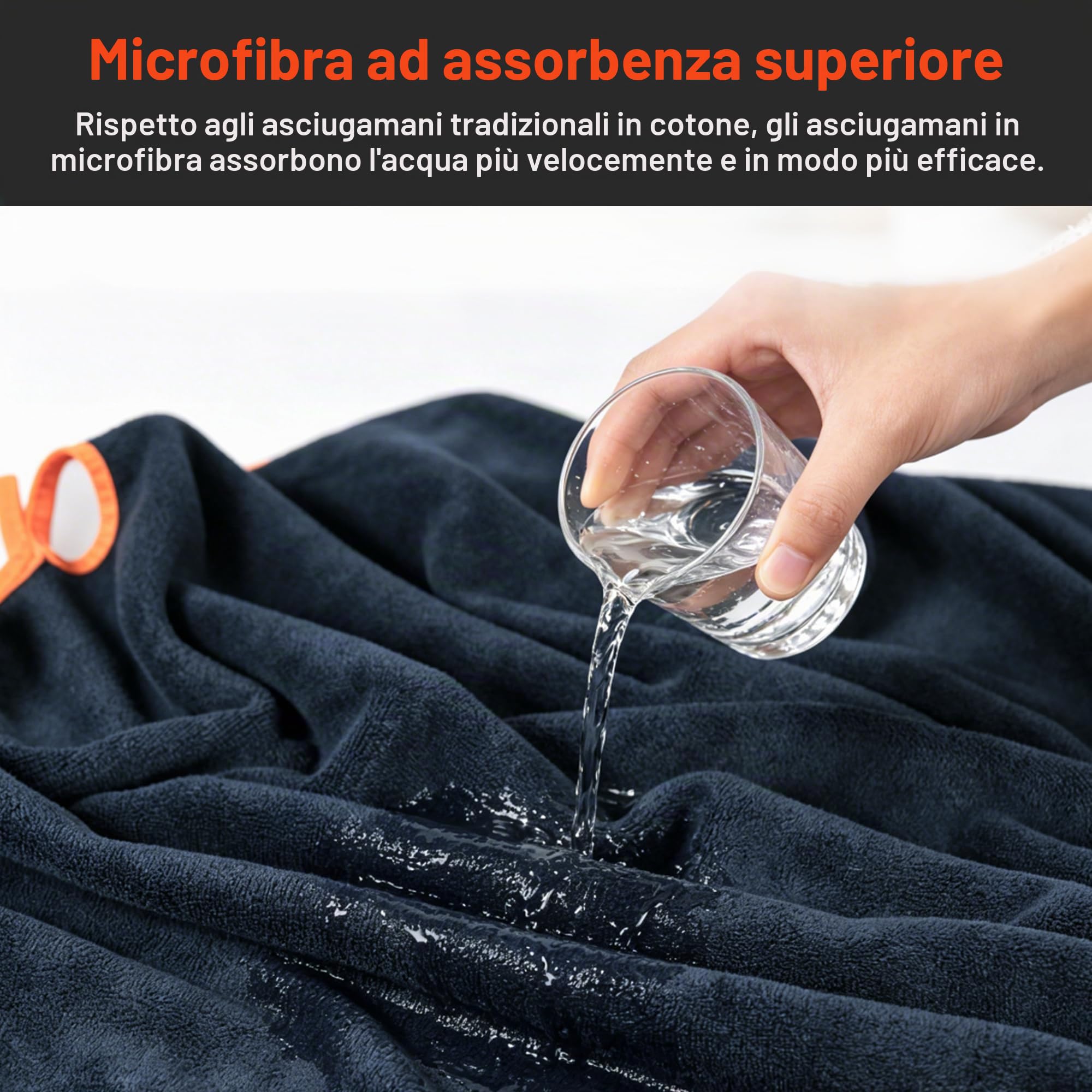 3 Pezzi Asciugamani Palestra, 40×80 cm, Pelle-friendly Asciugamano Microfibra, Telo Palestra Assorbente e Fast-dry per Uomo Donna, Accessori per Sport Nuoto Viaggi Camping Spiaggia Bagno, Grigio Scuro